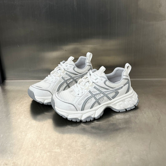 Damen Sportliche Lauf-Sneaker mit atmungsaktiver Mesh-Oberfläche und dämpfendem Fußbett EB