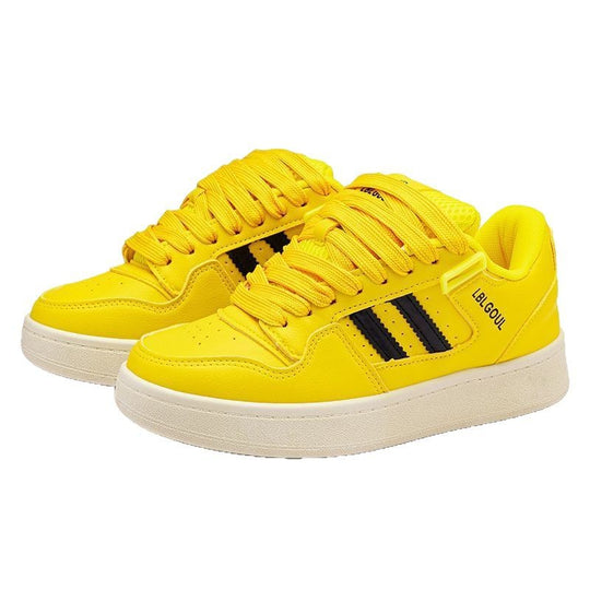 Damen Sportliche Sneakers im Retro-Look mit farblichen Akzenten EB
