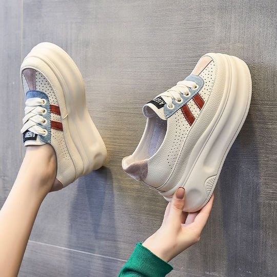 Damen Sneakers mit extra dicker Sohle EB