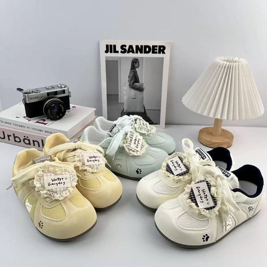 Damen Sneakers mit verspieltem Tierdesign und bequemer Sohle EB