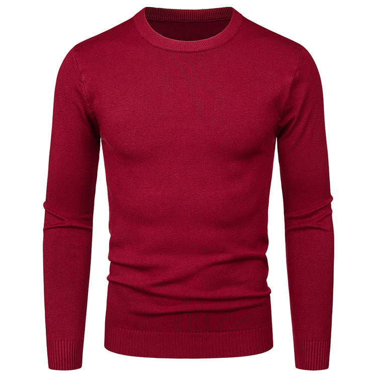 Herren Rundhalspullover aus weichem Material EB