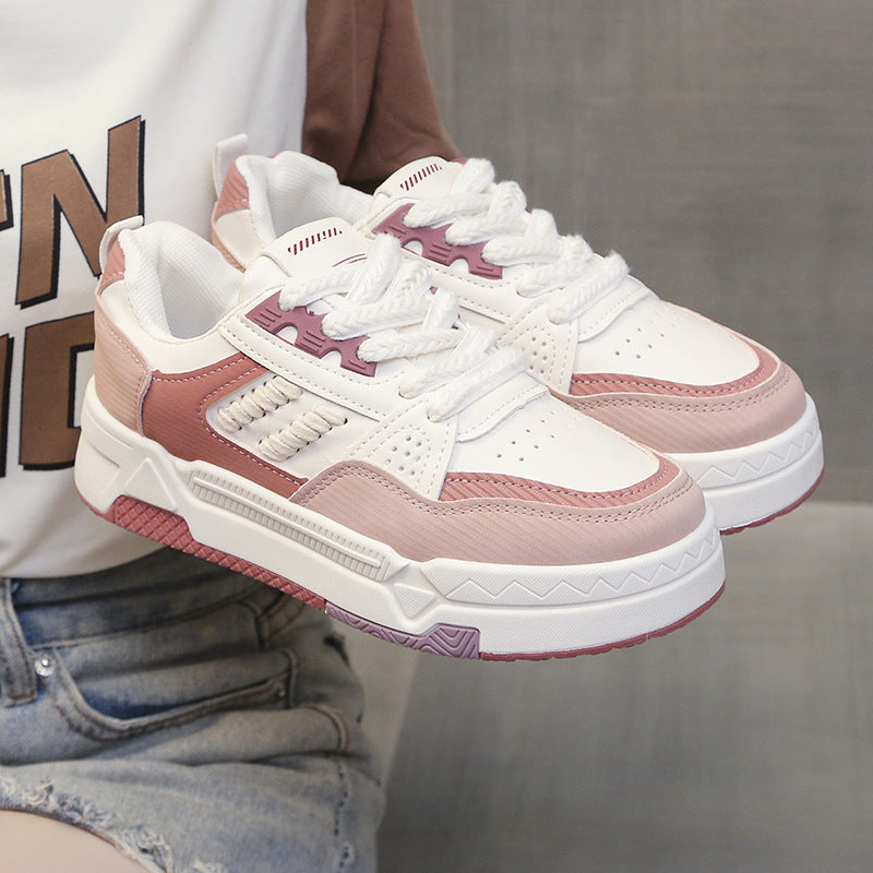 Damen Sportliche Sneaker mit atmungsaktiver Mesh-Konstruktion und trendiger Außensohle EB
