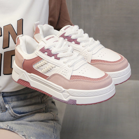 Damen Sportliche Sneaker mit atmungsaktiver Mesh-Konstruktion und trendiger Außensohle EB