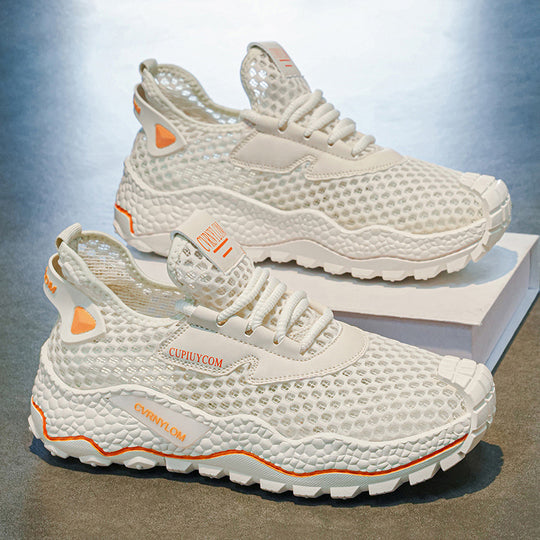 Damen Sportliche Mesh-Laufschuhe mit rutschfester Sohle und atmungsaktivem Obermaterial EB