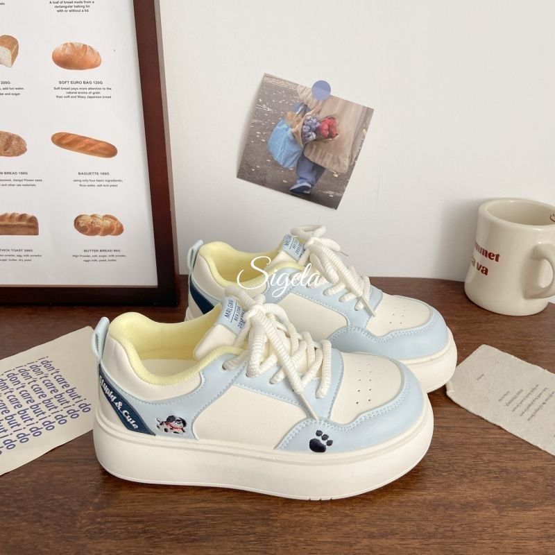 Damen Trend-Sneaker mit verspieltem Tiermotiv und federnder Sohle EB