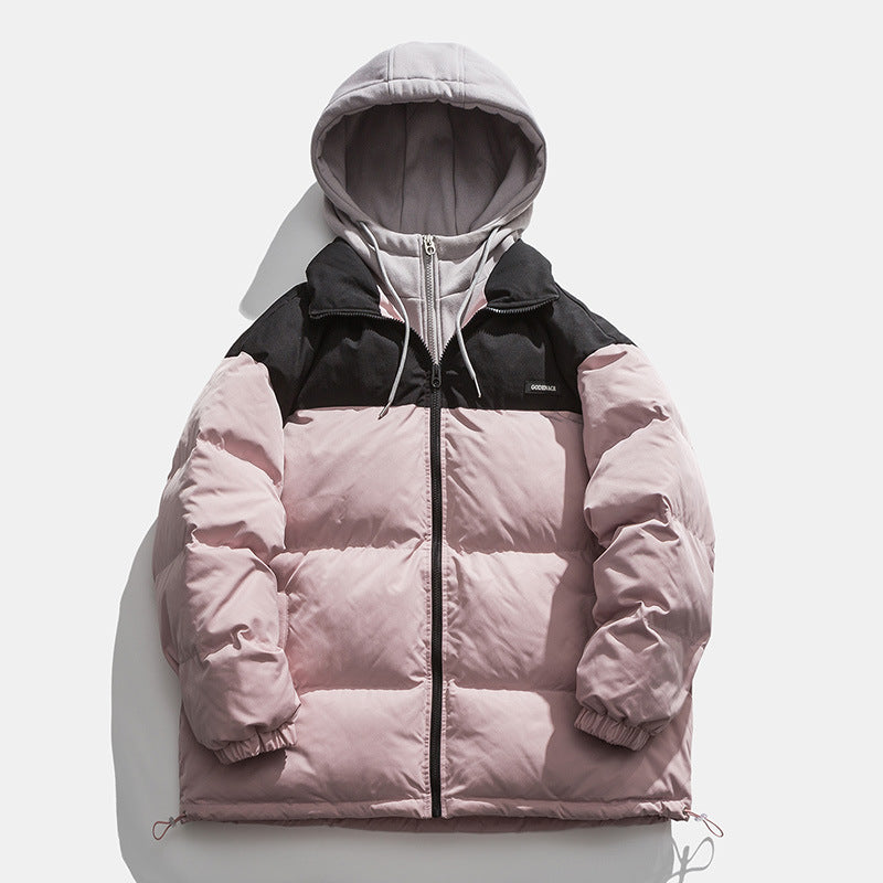Herren Winterjacke mit abnehmbarer Kapuze und wärmeisolierender Fütterung EB