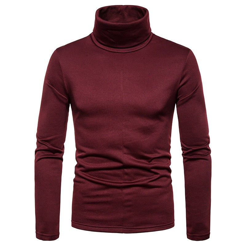 Herren Rollkragenpullover aus weichem Strickmaterial EB