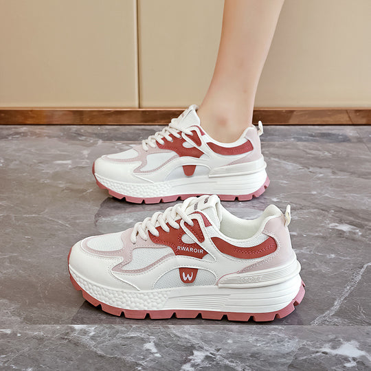 Damen Sportliche Sneakers mit atmungsaktivem Obermaterial und komfortabler Dämpfung EB