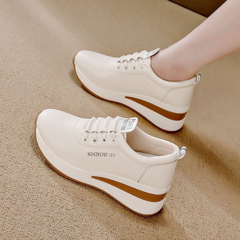 Damen bequeme Lifestyle Sneakers mit atmungsaktiver Obermaterialstruktur und flexiblem Komfortfußbett EB