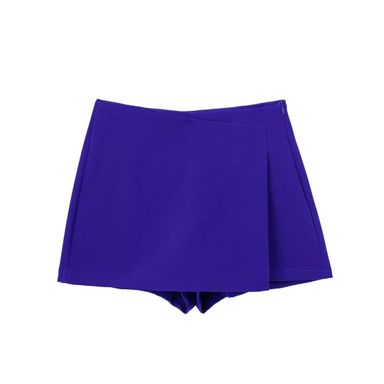 Damen sportliche Shorts mit elegantem Layering-Design EB