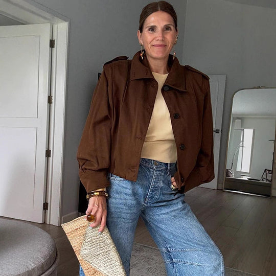 Damen Oversized Blazerjacke EB