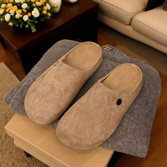 Damen Gemütliche Slipper mit elastischem Einstieg EB