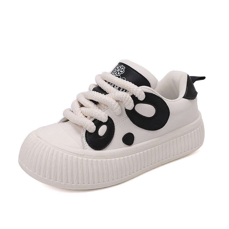 Damen Sneakers mit einzigartigem Panda-Design und rutschfester Sohle EB