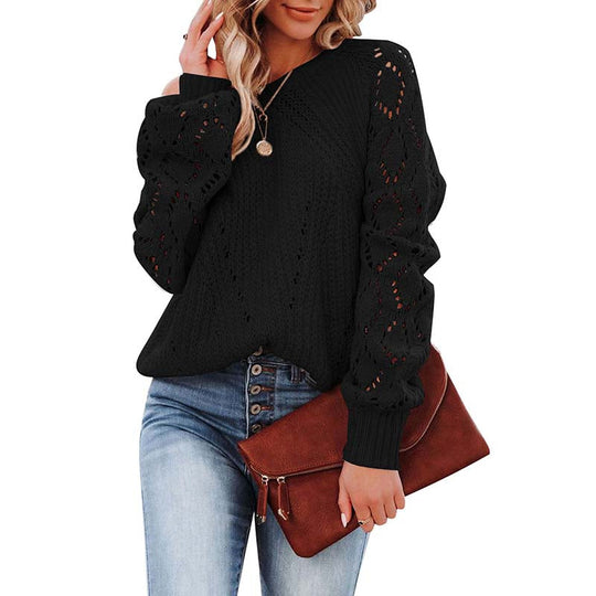 EB | Hohlstrickpullover Mit Elegantem Design