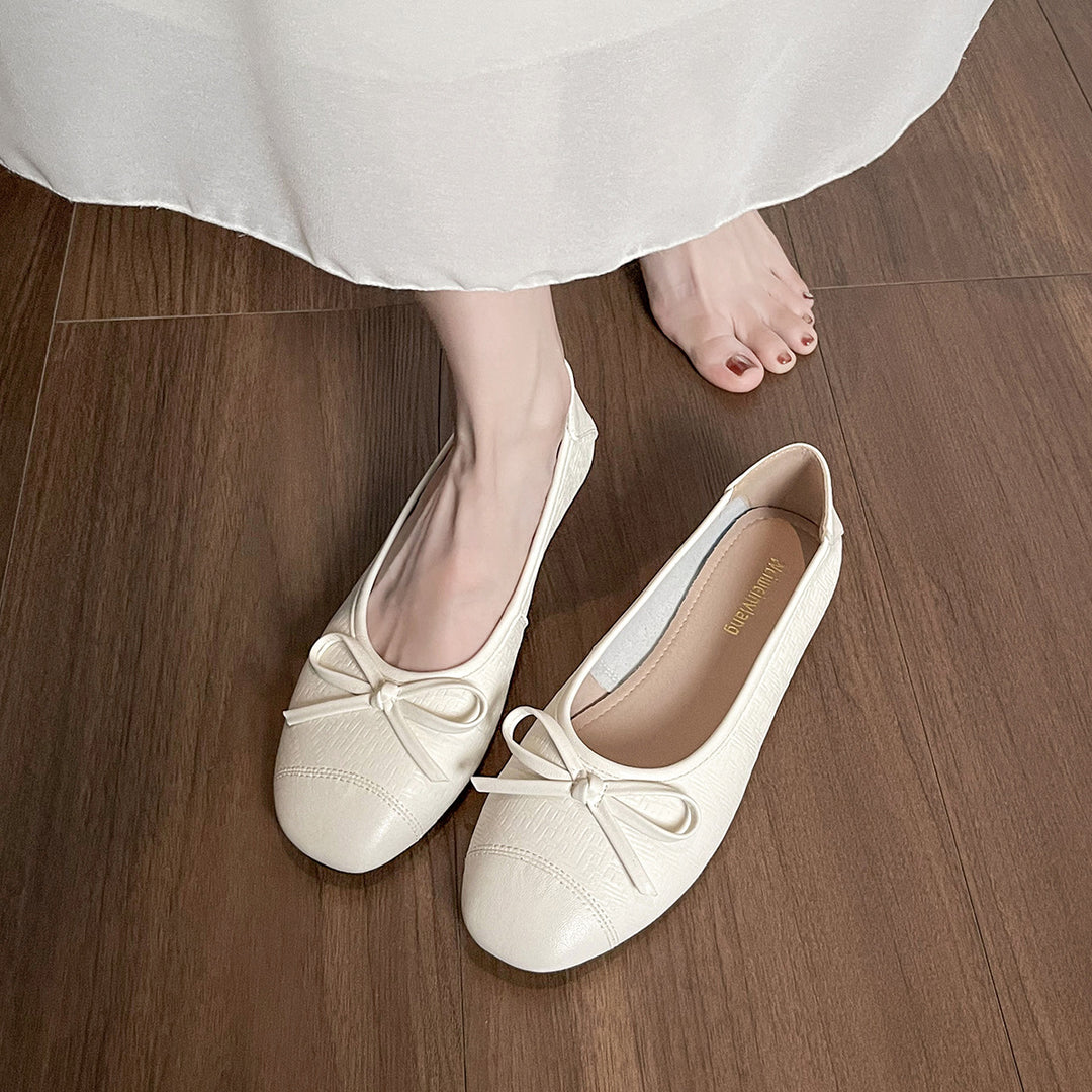 Damen Ballerinas mit verspieltem Schleifendetail und komfortabler Innensohle EB