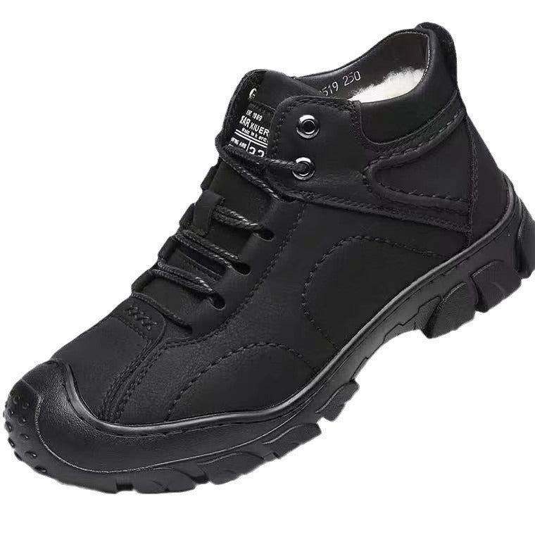 Damen Winterfestige Schnürstiefel mit isolierendem Innenfutter und rutschfester Profilsohle EB