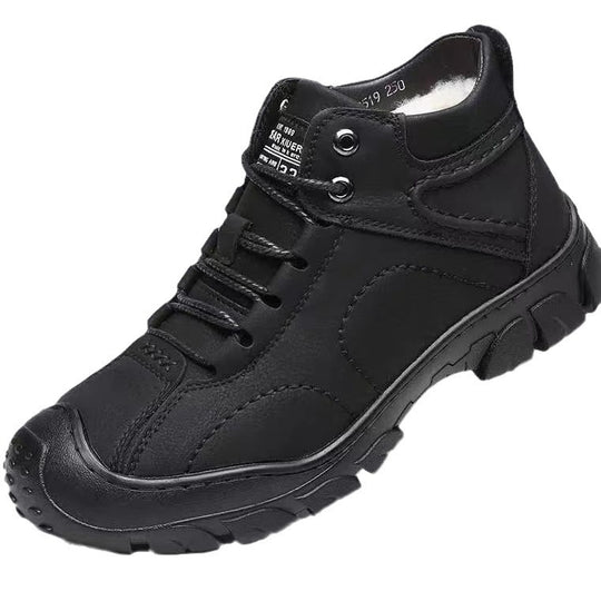 Damen Winterfestige Schnürstiefel mit isolierendem Innenfutter und rutschfester Profilsohle EB