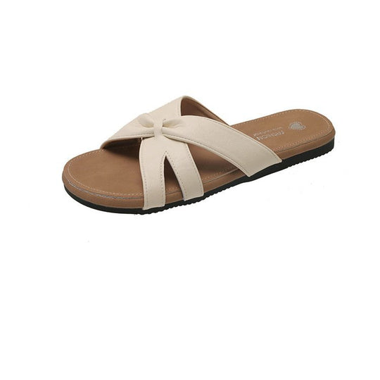 Damen modische Sandalen mit Pompons EB