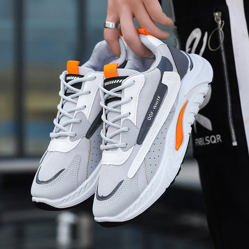 Damen Sportliche Sneakers mit atmungsaktivem Mesh-Obermaterial und flexibler Dämpfung EB