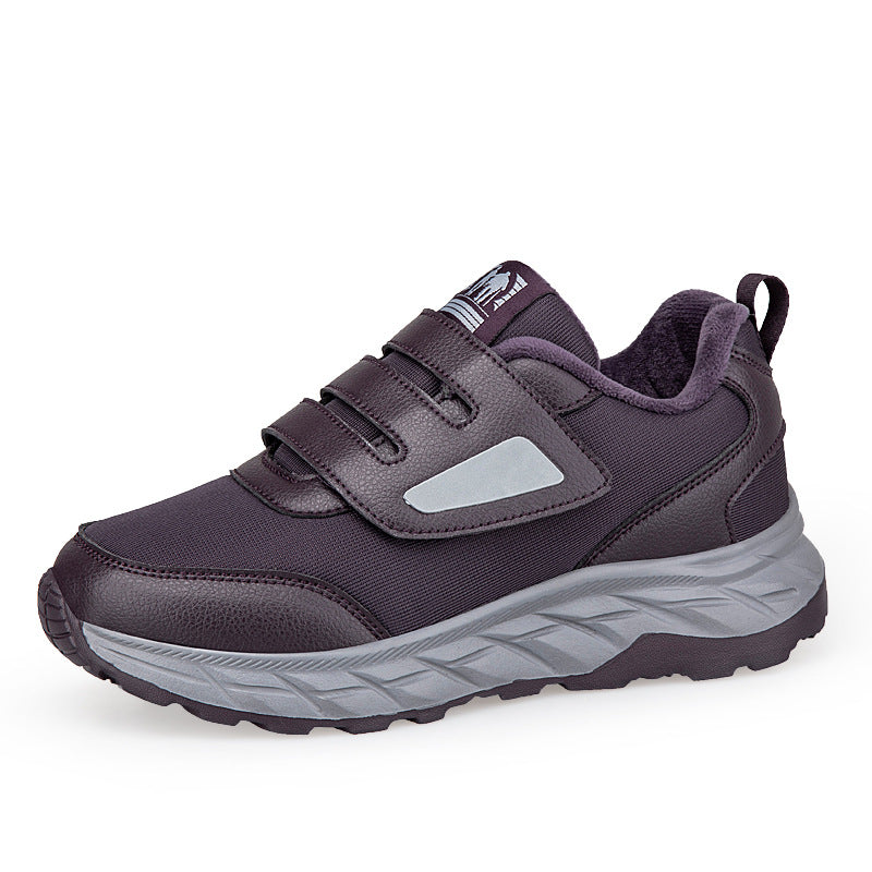 Damen Sportliche Sneakers mit praktischen Klettverschlüssen und wärmendem Innenfutter EB