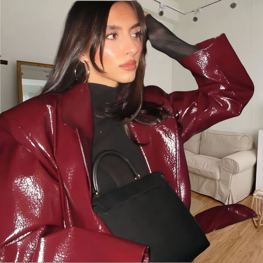 Damen Eleganter und figurbetonter Maxikleid mit transparenten Einsätzen EB
