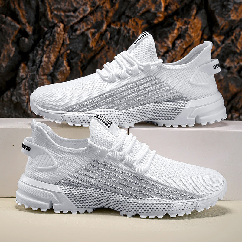 Damen Sportliche Sneakers mit rutschfester Profilsohle und atmungsaktivem Obermaterial EB