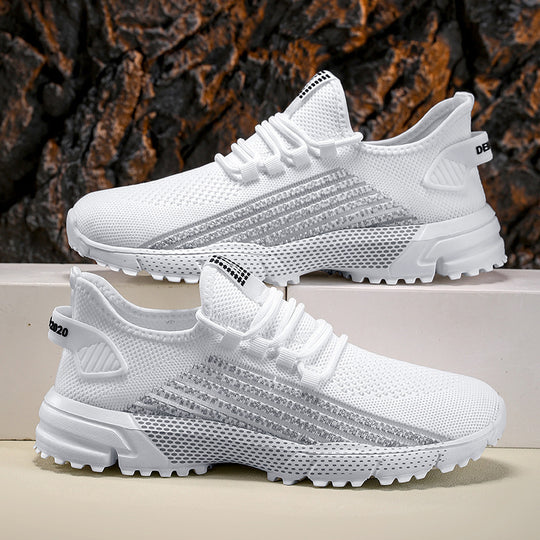 Damen Sportliche Sneakers mit rutschfester Profilsohle und atmungsaktivem Obermaterial EB