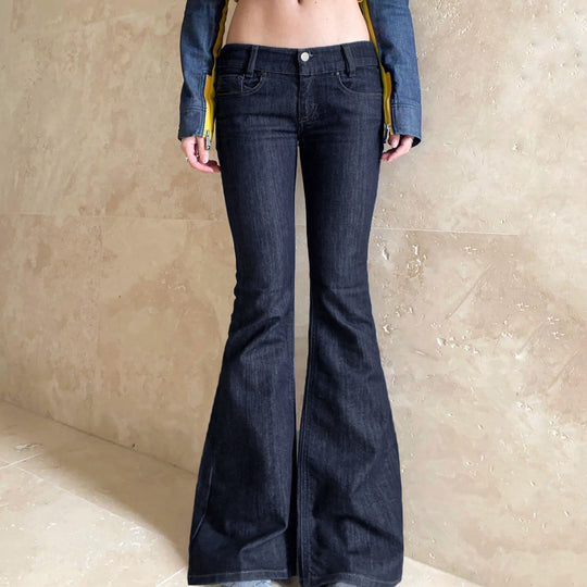 Damen Flared Jeans im eleganten Vintage-Stil EB
