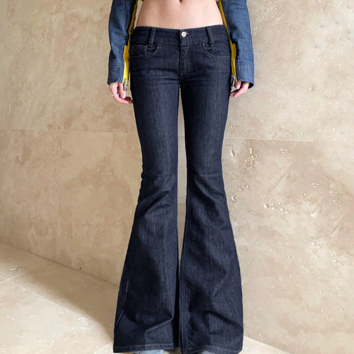 Damen Flared Jeans im eleganten Vintage-Stil EB