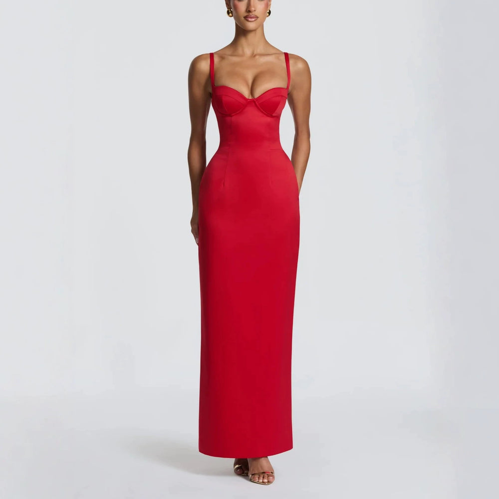 Damen Elegantes Ballkleid mit figurformendem Design EB