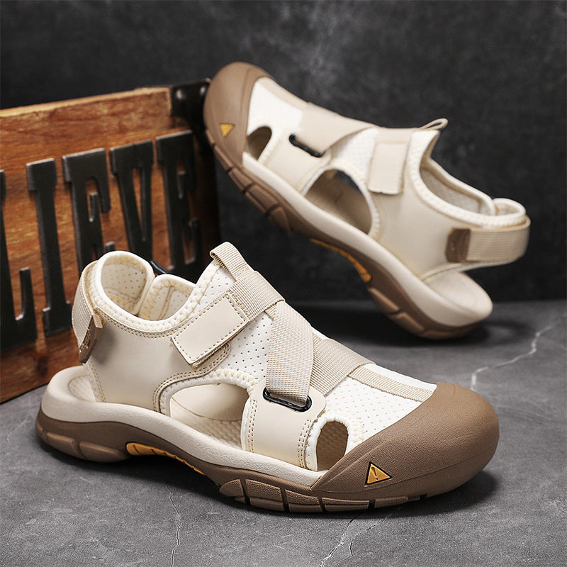 Damen Multifunktionale Outdoor-Sandalen mit verstellbaren Riemen und rutschfester Sohle EB