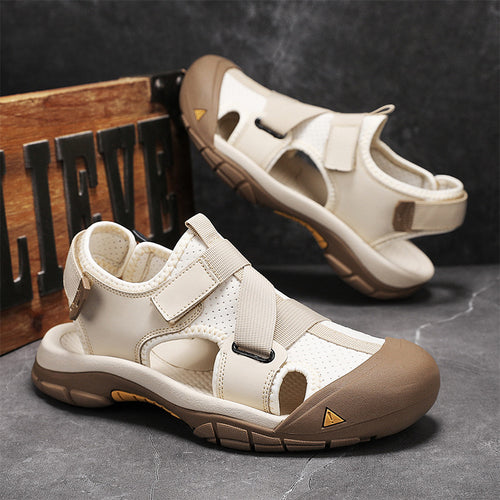 Damen Multifunktionale Outdoor-Sandalen mit verstellbaren Riemen und rutschfester Sohle EB