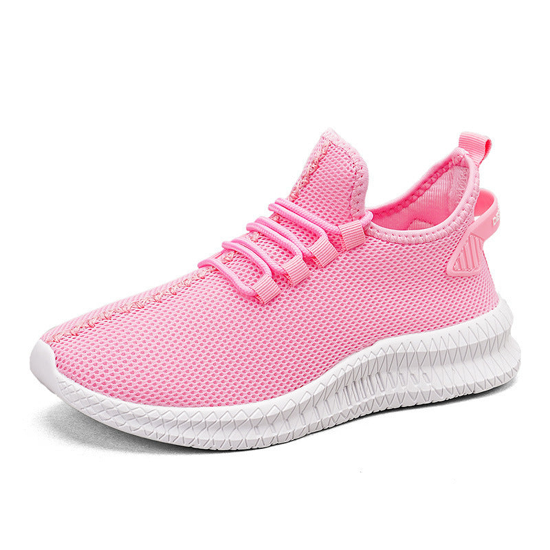 Damen Leichte und atmungsaktive Sneakers mit flexiblem Mesh-Obermaterial EB