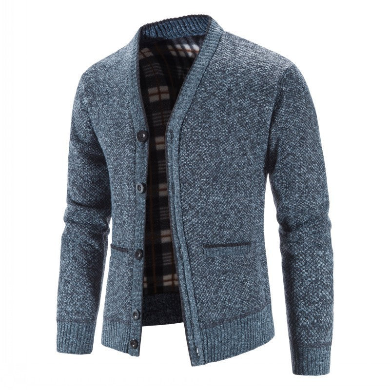 Damen Strickjacke im modernen Herringbone-Muster EB