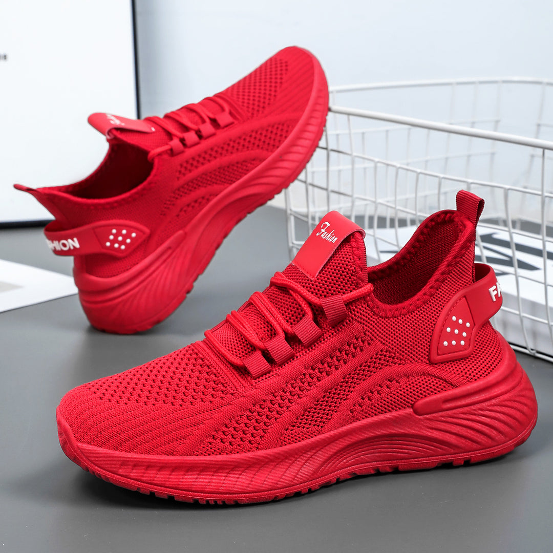 Damen Sportliche Netz-Sneaker mit atmungsaktiver Struktur und dämpfender Sohle EB