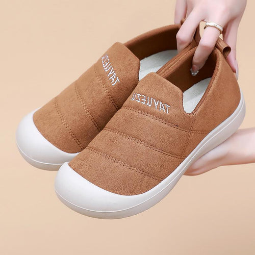 Damen Elegante Slip-On Schuhe mit atmungsaktivem Obermaterial und rutschfester Sohle EB