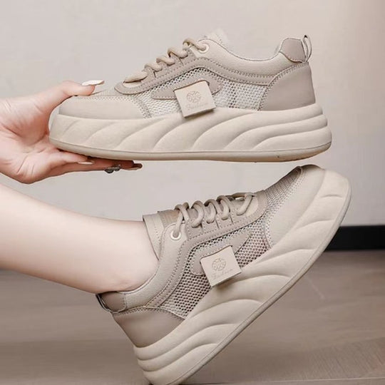 Damen Komfortable Chunky Sneakers mit atmungsaktiver Mesh-Oberfläche von EB