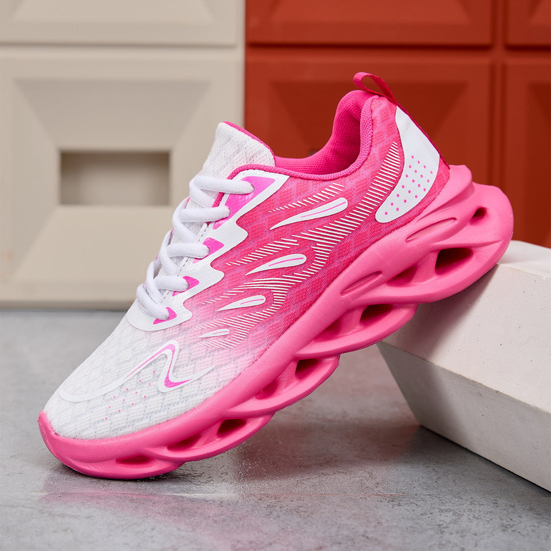 Damen Sportliche Laufschuhe mit dämpfender Systemtechnologie und atmungsaktivem Obermaterial EB