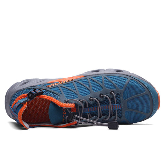 Damen Atmungsaktive Outdoor-Sneaker mit sichertem Schnellschnürsystem EB