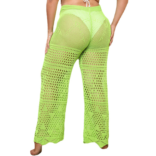 Damen Netzstruktur Strandhose EB