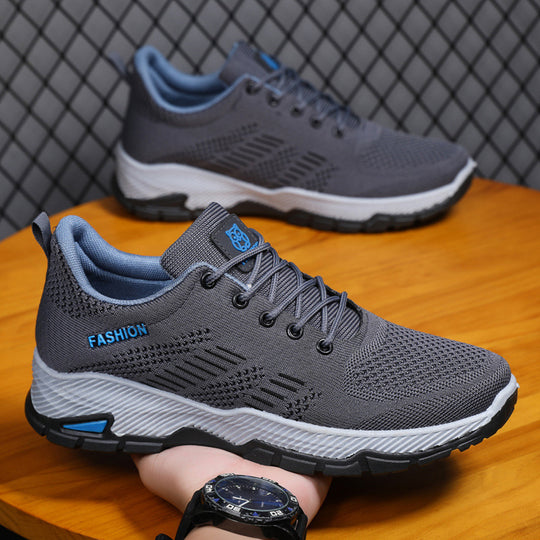 Damen Leichte Sport-Sneaker mit atmungsaktivem Obermaterial und dämpfender Sohle EB