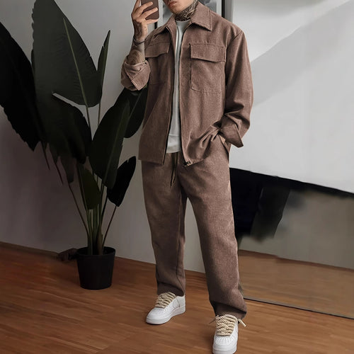 Herren Flanelljacke mit praktischen Taschen EB