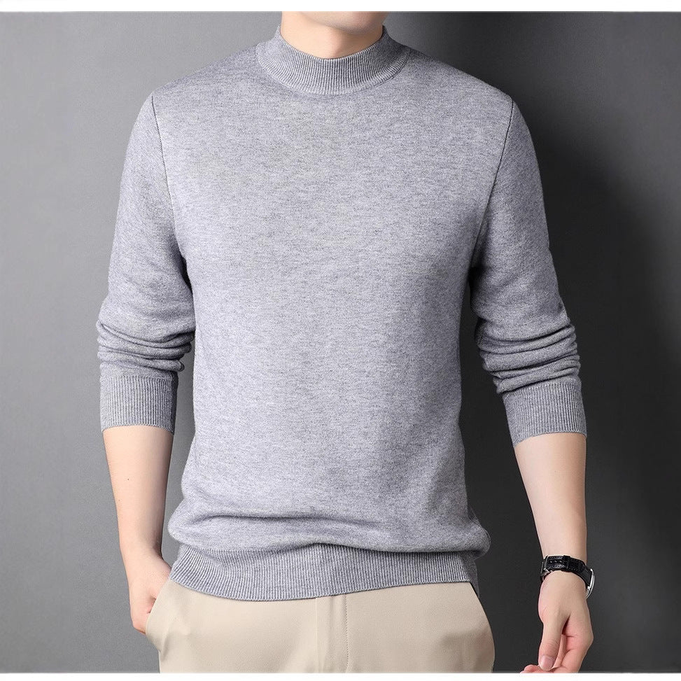 Herren Feinstrickpullover mit Rollkragen und soften Materialien EB