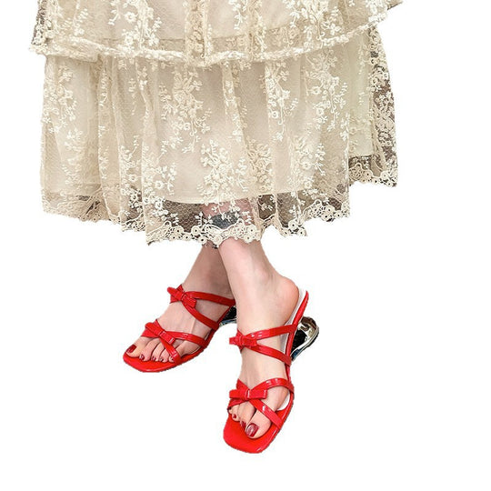 Damen Elegante und modische Slingback Sandaletten EB