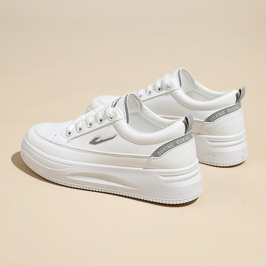 Damen lässige Sneakers mit dämpfendem Fußbett und stylischem Logo EB