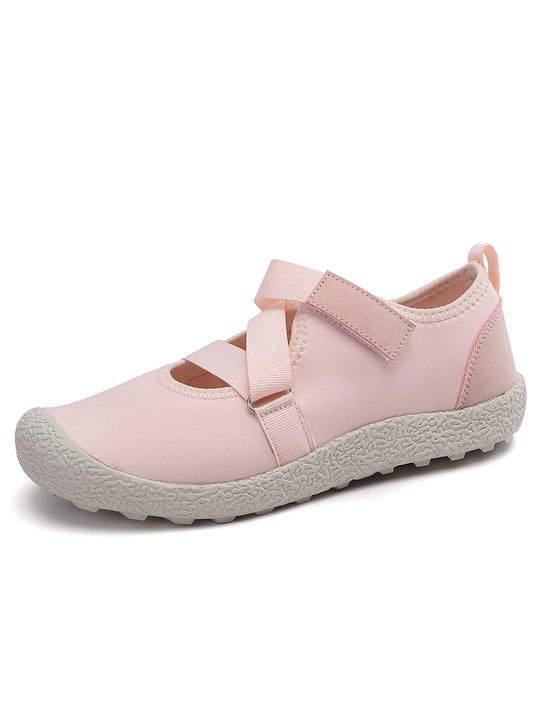 Damen Komfortable und atmungsaktive Aquaschuhe mit verstellbarem Klettverschluss EB