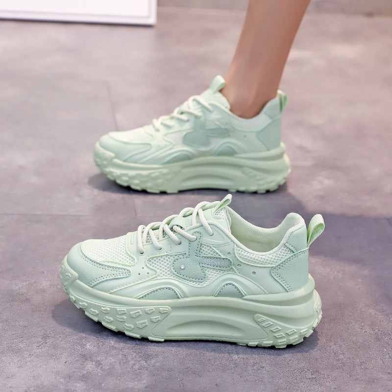 Damen Sportliche Chunky Sneakers mit atmungsaktiver Mesh-Oberfläche und dämpfendem Fußbett EB