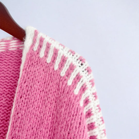 EB | Elegante Strickjacke Im Overgröße Stil