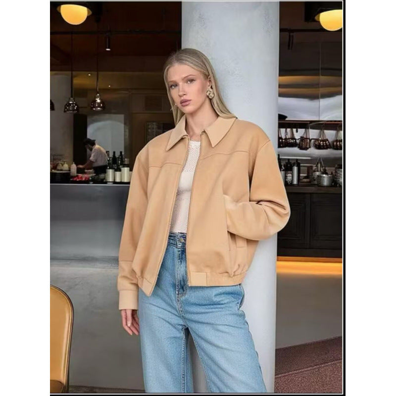 Damen lässige Echtjacke EB