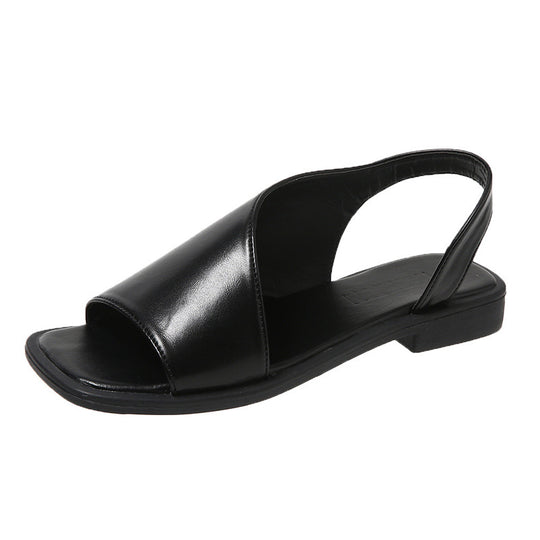 Damen Mode Zehentrenner mit verstellbarem Riemendesign EB